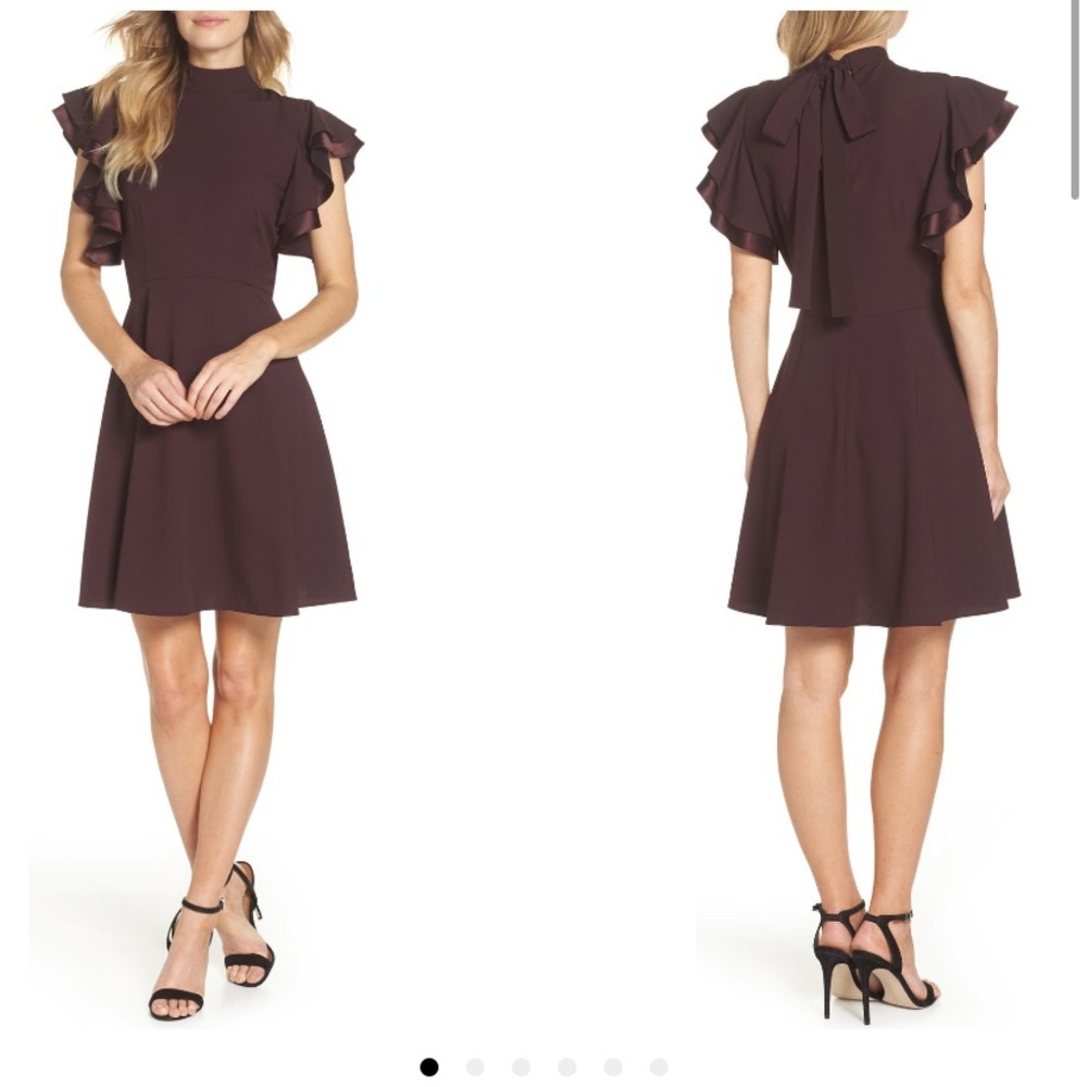 Chelsea28 Crepe Fit & Flare Dress